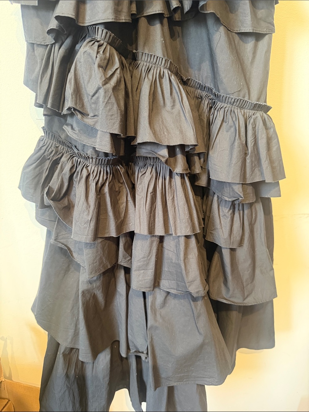 Ulla Johnson black ruffle maxi size 14 - Picture 9 of 11